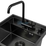 Комплект ARFEKA мойка кухонная AF 520*490 + смеситель AF FSS304 + дозатор ZP DS BLACK